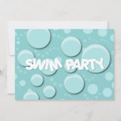 Swim-Party Einladung (Vorderseite)