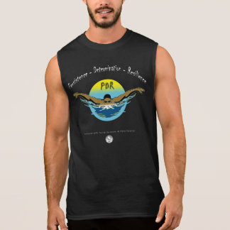 Swim PDR - Persistence-Entschlossenheit-Resilience Ärmelloses Shirt