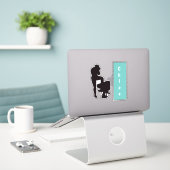 SWIM - PERSONALISIERT AUFKLEBER (Laptop auf Schreibtisch)