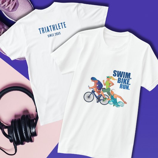 Swim-Radlauf | Triathlete seit 20XX T-Shirt