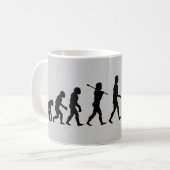 Swim-Schwimmen-Sport-Evolution Kaffeetasse (Vorderseite Links)