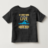Swim-Schwimmer-T-Shirt lustiger Kleinkind T-shirt (Vorderseite)