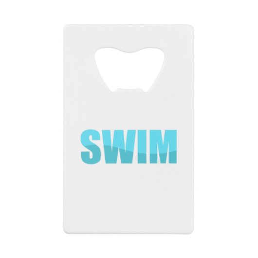 Swim Stainless Steel Flaschenöffner (Vorderseite)