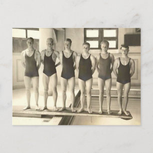Swim-Team 1922 Postkarte