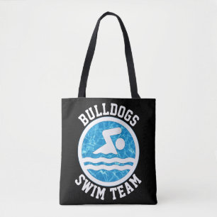Swim Team Custom Schwimmen und Tauchen Name oder T Tasche