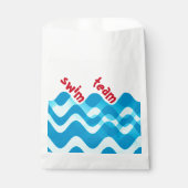 Swim Team Favor Bags Geschenktütchen (Vorderseite)