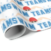Swim-Team Geschenkpapier (Rolleneckpunkt)