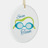 Swim Team Keramik Ornament (Rechts)