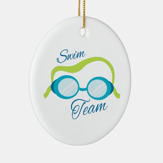 Swim Team Keramik Ornament (Rechts)