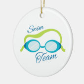 Swim Team Keramik Ornament (Links)