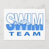 Swim Team Postkarte (Vorderseite)