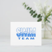 SWIM TEAM POSTKARTE (Stehend Vorderseite)