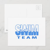 SWIM TEAM POSTKARTE (Vorne/Hinten)