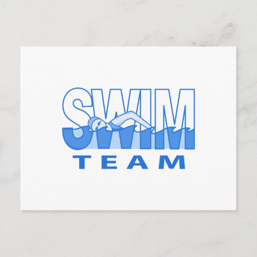 SWIM TEAM POSTKARTE (Vorderseite)