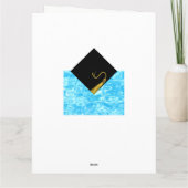 Swim Team Schwimmer Abschluss Karte (Rückseite)