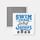 Swim Team Senior 2026 Magnet (Vorderseite/Rückseite)