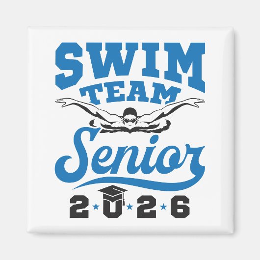 Swim Team Senior 2026 Magnet (Vorne)