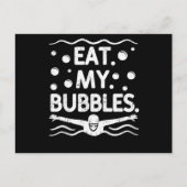 Swim team swimmer funny swimming lover postkarte (Vorderseite)