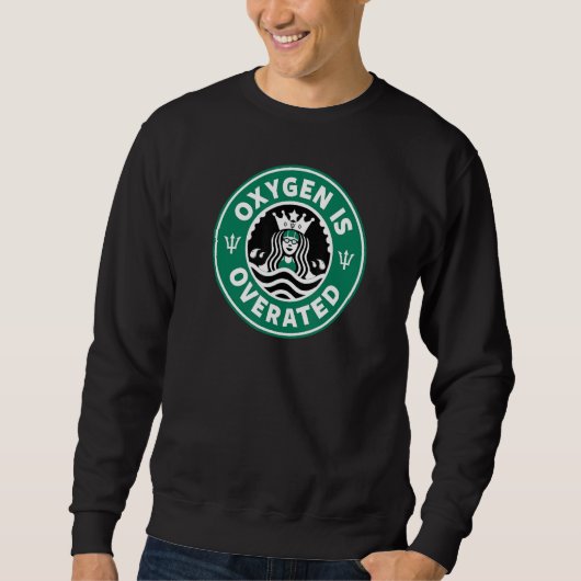 Swim Team Teen Girl oder Womens Oxygen wird überbe Sweatshirt (Vorderseite)
