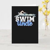 Swim Uncle Karte (Gelbe Blume)