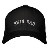 Swim-Vater bestickt Bestickte Baseballkappe (Vorderseite)