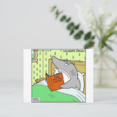 Swim W/The Lawyers Funny Tees Ohrts & Collectibles Postkarte (Stehend Vorderseite)