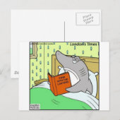 Swim W/The Lawyers Funny Tees Ohrts & Collectibles Postkarte (Vorne/Hinten)