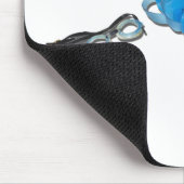 SwimGogglesFlippers103110 Mousepad (Ecke)