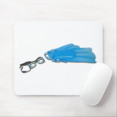 SwimGogglesFlippers103110 Mousepad (Mit Mouse)