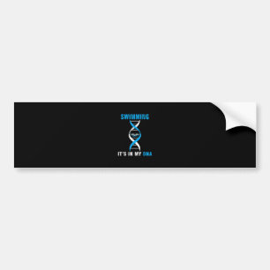 Swimmen in meiner DNA Funny SwimerSchwimmen Coole Autoaufkleber