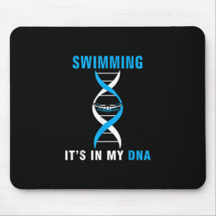Swimmen in meiner DNA Funny SwimerSchwimmen Coole  Mousepad