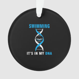 Swimmen in meiner DNA Funny SwimerSchwimmen Coole Ornament