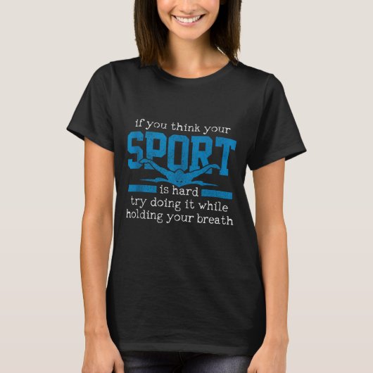 Swimmer Gift Funny Swimming Srts Quote Tank Top (Vorderseite)