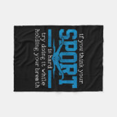 Swimmer Gift Funny Swimming Srts Quote Tank Top  Fleecedecke (Vorderseite (Horizontal))