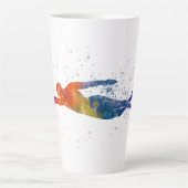 swimmer in watercolor milchtasse (Vorderseite)