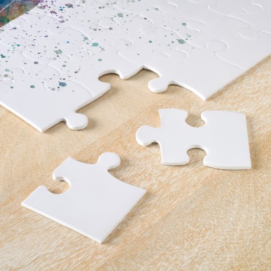 Swimmer in Watercolor Puzzle (Seite)