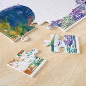 Swimmer in Watercolor Puzzle (Seite)