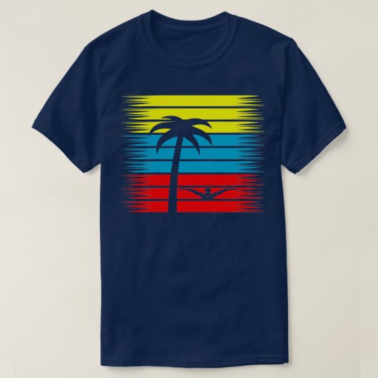 Swimmer palm T-Shirt (Design vorne)