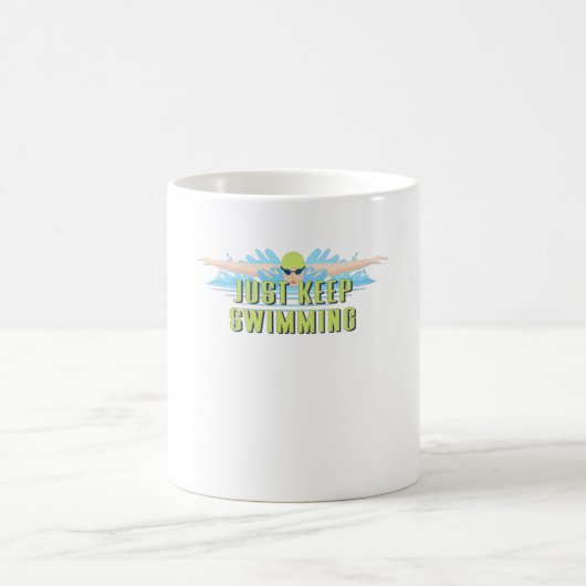 Swimmer quots: Just Keep Swimming | SWIM LOVER Kaffeetasse (Mittel)