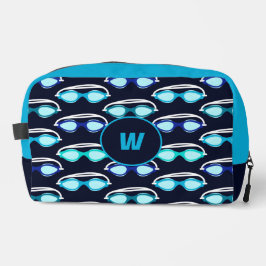 Swimmer Swimming Sports Team Monogram Waschbeutel