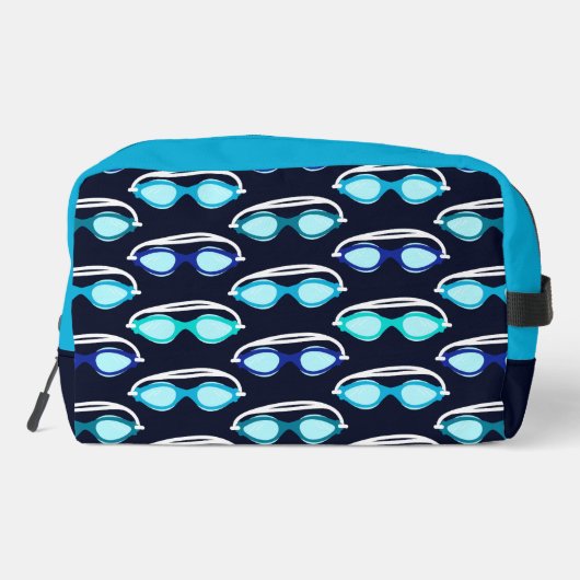 Swimmer Swimming Sports Team Monogram Waschbeutel (Rückseite)