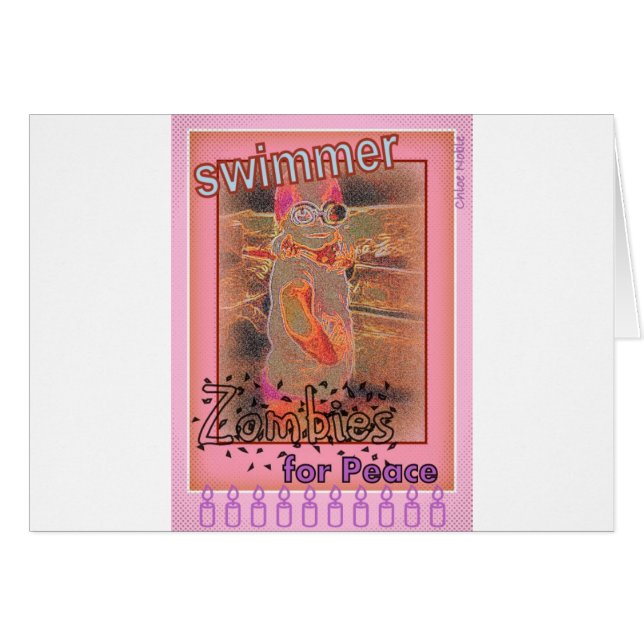 "Swimmer Zombies for Peace" (Vorderseite (Horizontal))