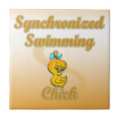 Swimming Chick Fliese (Vorderseite)