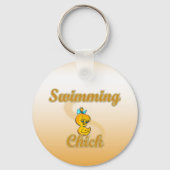 Swimming Chick Schlüsselanhänger (Vorderseite)