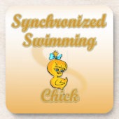 Swimming Chick Untersetzer (Vorderseite)