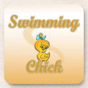 Swimming Chick Untersetzer