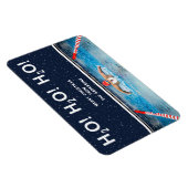 swimming christmas holiday gift card magnet (Rechte Seite)