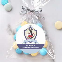 Swimming Club Wappen Niedlich Pinguin Kinder Viele Runder Aufkleber