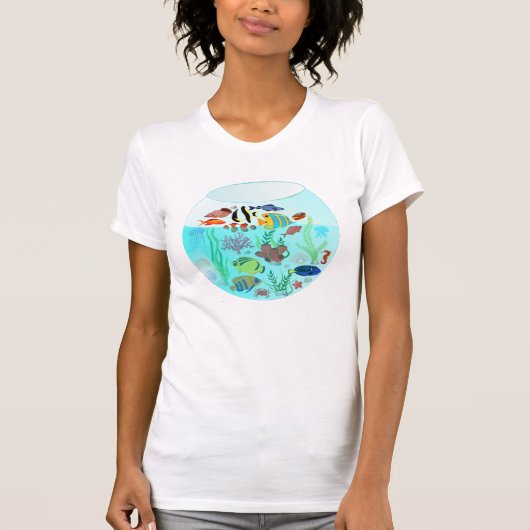 Swimming Fish Bath T-Shirt (Vorderseite)