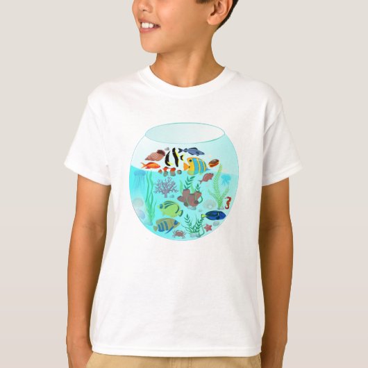 Swimming Fish Bath T-Shirt (Vorderseite)